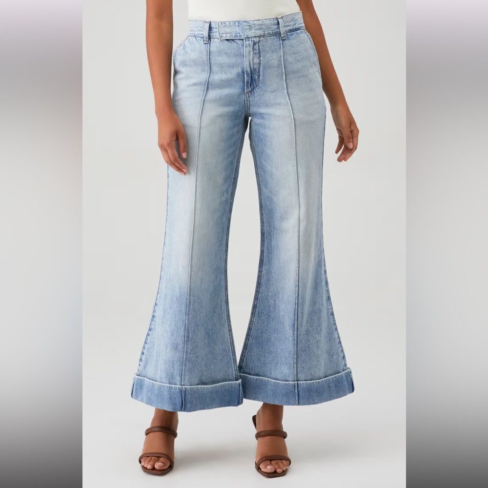 NWT RBL Puppet Women's The Avery Wide Leg Trouser Size 29